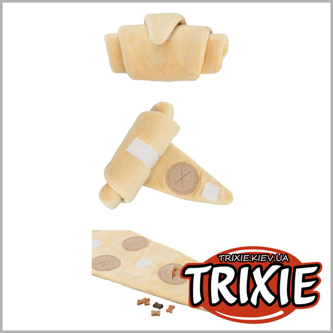 ТРИКСИ Украина - Игрушка-круассан для лакомства Trixie (плюш), 40см