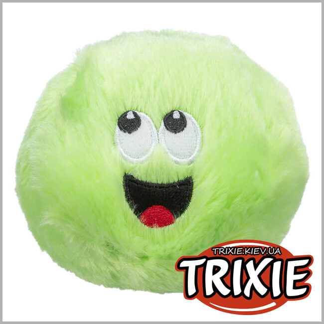 ТРИКСИ Украина - Мячик для животных Trixie 36153 (переработанный плюш), 1шт. 10см