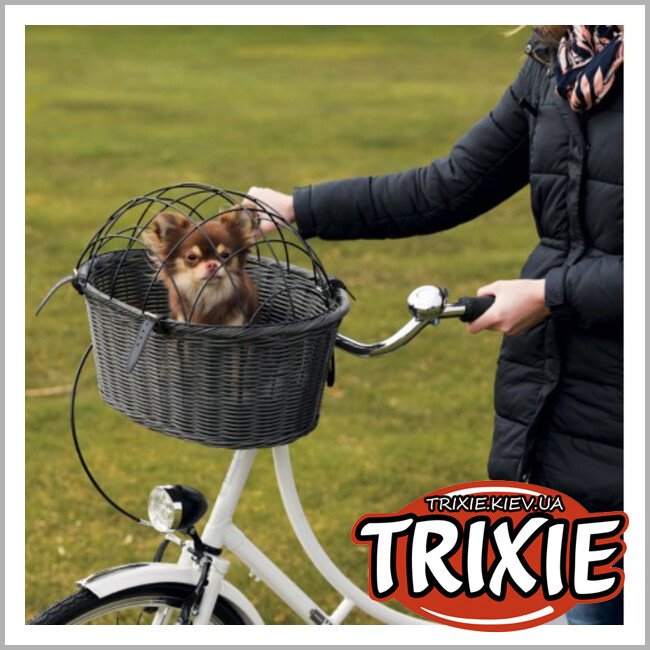 ТРИКСИ Украина - Trixie  велосипедная корзина для собак (до 5кг, 44 × 34 × 35 см)