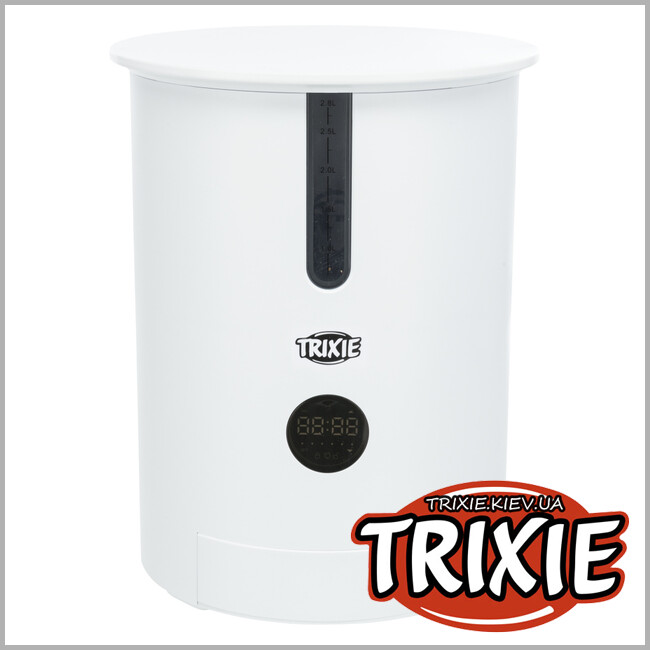 ТРИКСИ Украина - Автоматическая кормушка с динамиком Trixie TX9 Automatic Food Dispenser  (2.8л / 22*28*22см)