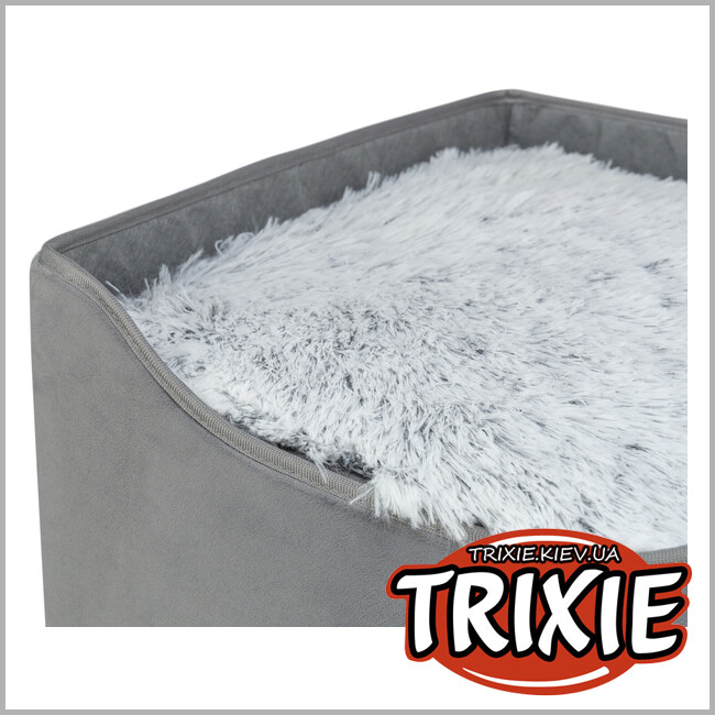 ТРИКСИ Украина - Лежак-пещера Trixie 375010 "Harvey", 38х38х38см, серый/бело-черный