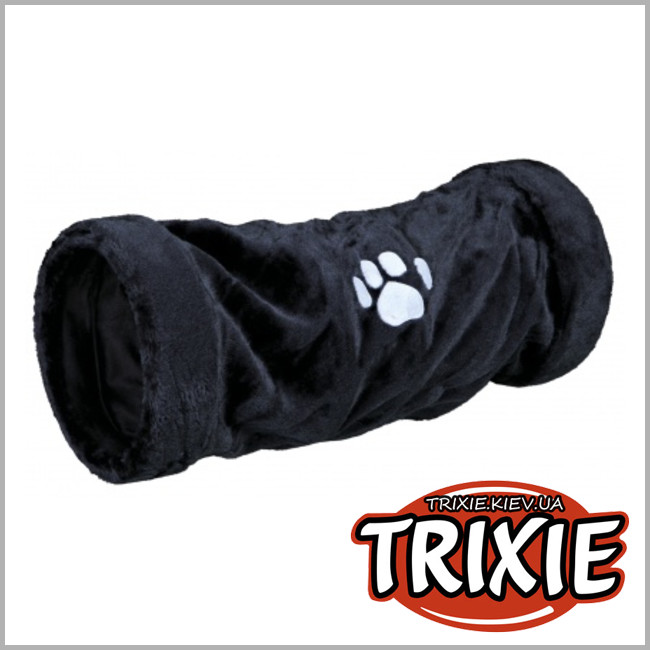 ТРИКСИ Украина - Туннель для кошки TRIXIE плюш (Антрацит)