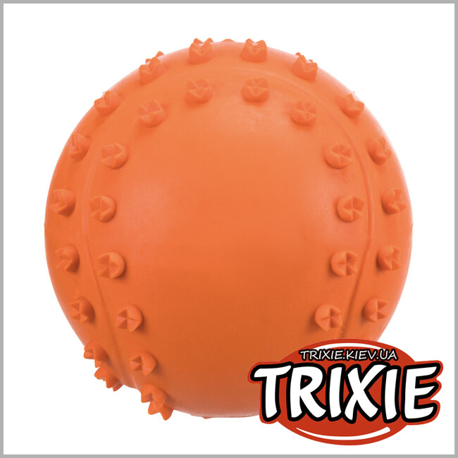 ТРИКСИ Украина - Мяч с пищалкой для собак TRIXIE (Размер: 6см)