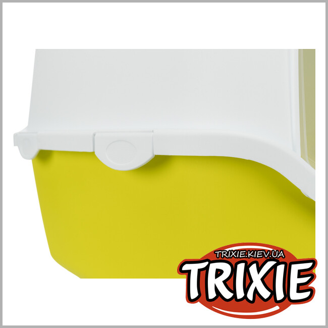 ТРІКСІ Україна - Туалет-будиночок для кота Trixie Vico (40*40*56 см, лимонний/білий)