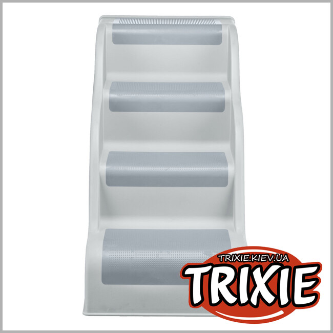 ТРИКСИ Украина - Лестница легкая Trixie 39469 (пластик), 38.5х60х79см, светло-серый
