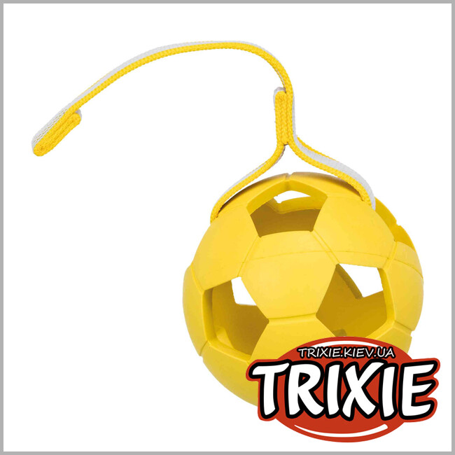 ТРИКСИ Украина - Мяч с шипами на ремне TRIXIE (резина, ø 11 см/30 см)