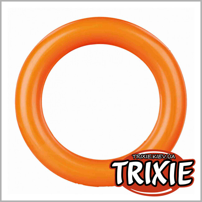 ТРІКСІ Україна - Гумове кільце Trixie Ring Dog Toy (гума 15см)