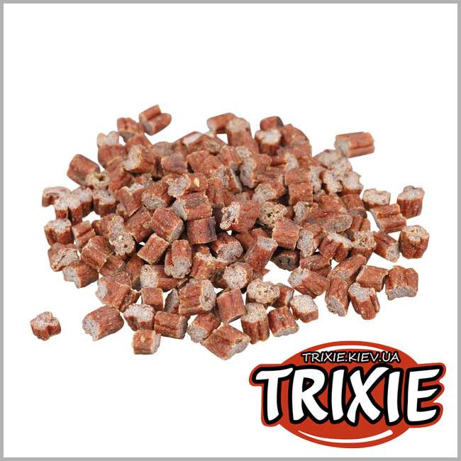 ТРИКСИ Украина - Лакомство для кошек Trixie 42741 Trainer Snack Mini Nuggets тунец + курица + кошачья мята 50г
