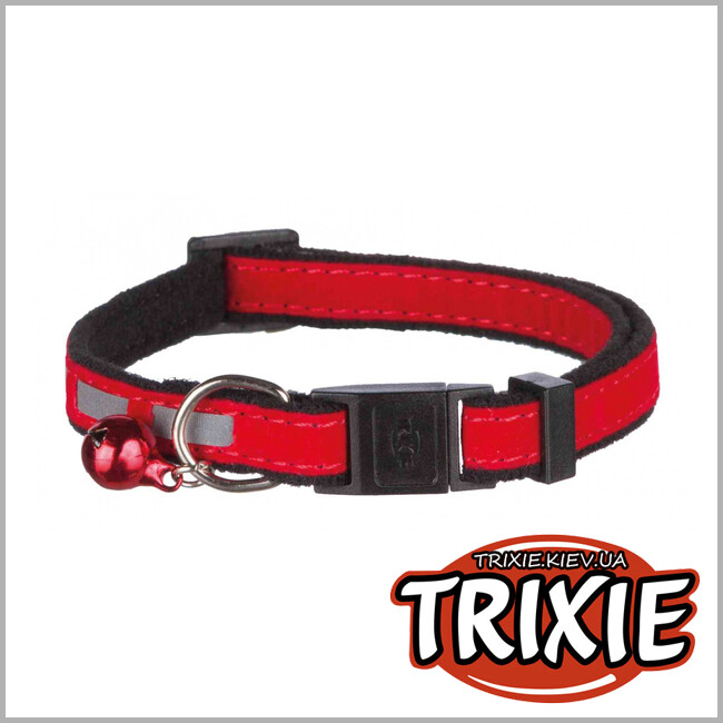 ТРИКСИ Украина - Ошейник для кошки TRIXIE - с отражателем, вельвет