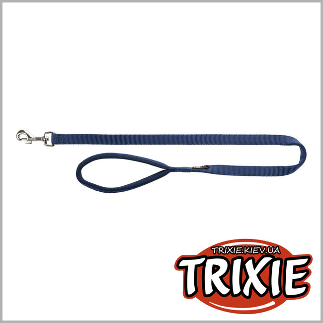 ТРІКСІ Україна - Повідець Premium-TRIXIE (XS-S 1.20м/15мм,індиго, неопрен)