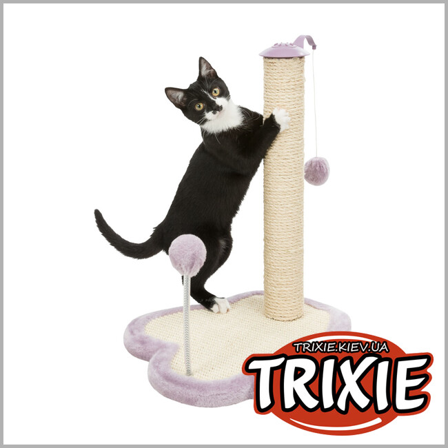ТРИКСИ Украина - Когтеточка со столбом Trixie Junior Scratching Paw with Post (40*38*50cm)