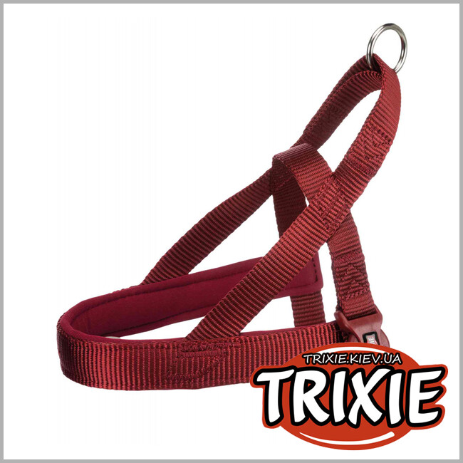ТРІКСІ Україна - Шлейка норвезька Premium-TRIXIE (XL: 78-100см/50мм, бордо)