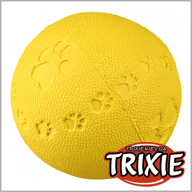 ТРИКСИ Украина - Мяч с пищалкой для собак TRIXIE (Размер: 7см)