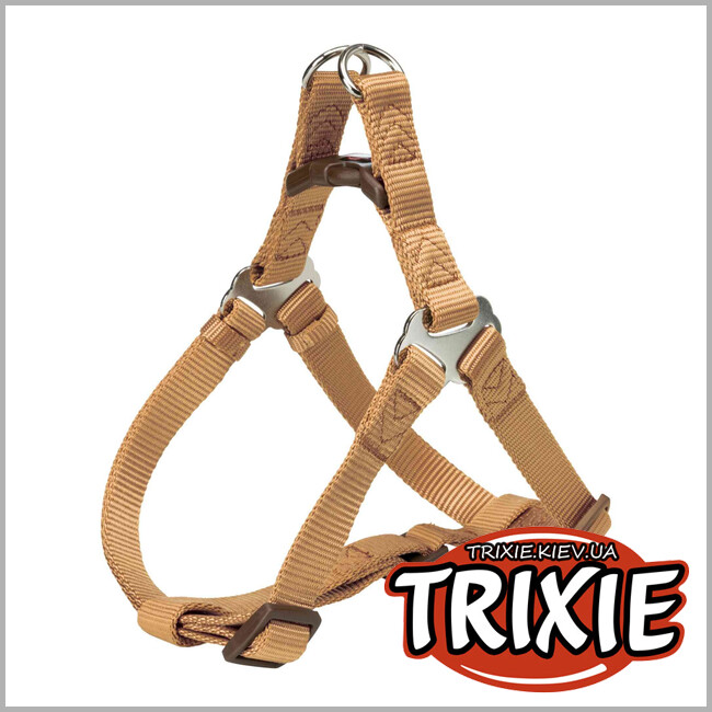 ТРІКСІ Україна - Шлейка Premium One Touch-TRIXIE (80-100см/25мм, карамель)