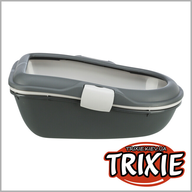 ТРІКСІ Україна - Туалет із розділеною системою Trixie Berto Hygienic separate ( 39*22*59cm сірий)