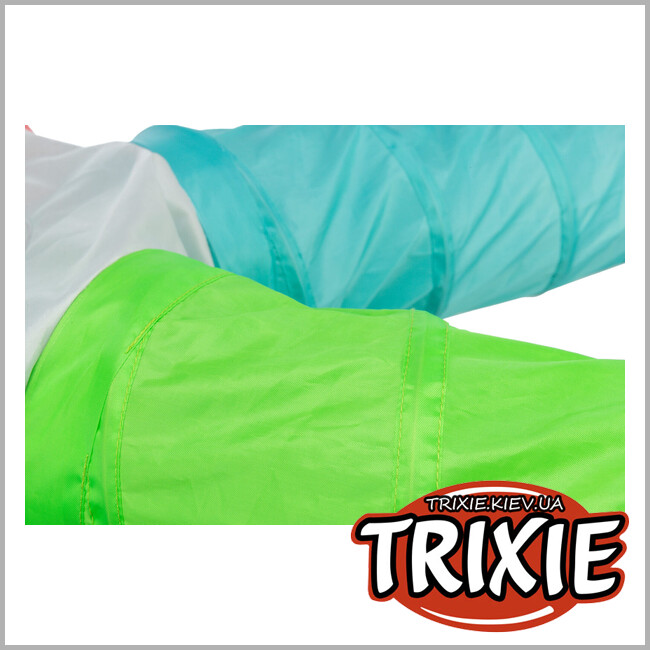 ТРИКСИ Украина - Игровой тоннель для кролика Trixie 62793, 6 входов (нейлон), 5х18см/47см