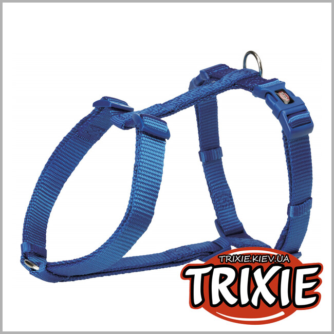 ТРІКСІ Україна - Шлей Premium-TRIXIE (L: 60-87см/25мм, синій)