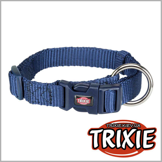 ТРИКСИ Украина - Ошейник Premium-TRIXIE (30–45см/15мм, индиго)
