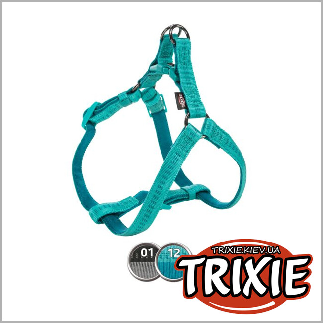 ТРІКСІ Україна - Шлей Softline Elegance-TRIXIE (Розмір S: 40-50см/15мм, чорний/графіт)