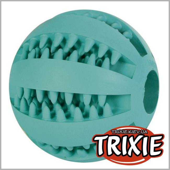 ТРИКСИ Украина - Для зубов массажный мяч Trixie DENTAfun Mintfresh (мята 6см)