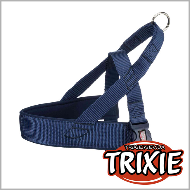 ТРІКСІ Україна - Шлейка норвезька Premium-TRIXIE (XL: 78-100см/50мм, індиго)