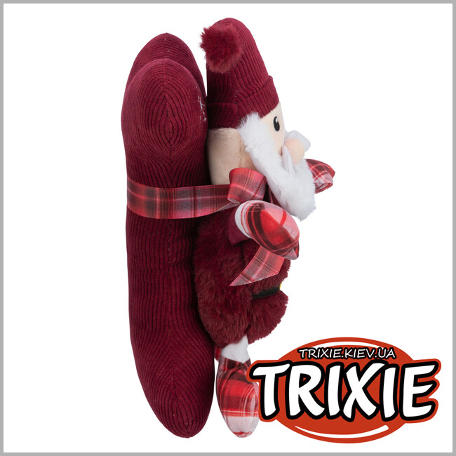 ТРИКСИ Украина - Игрушки Trixie 92595 для собак Рождественский набор плюш ткань 30 см