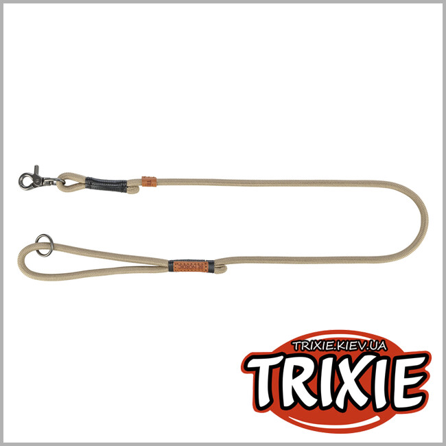 ТРІКСІ Україна - Поводок для собак Trixie 17201 "BE NORDIC",S-M: 1.00м/8мм,темно-сірий/коричневий