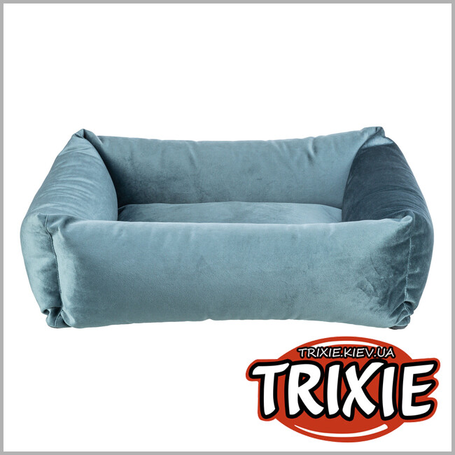 ТРИКСИ Украина - Лежак для собак Trixie 37725 "Malia", 80х65см, сине-серый