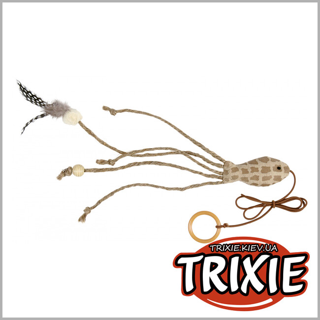 ТРІКСІ Україна - Рибка з мотузками для кішки TRIXIE