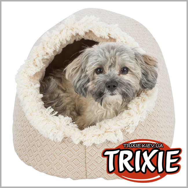 ТРИКСИ Украина - Лежак для собак TRIXIE Cave Boho (Размер: 35х26x41см)