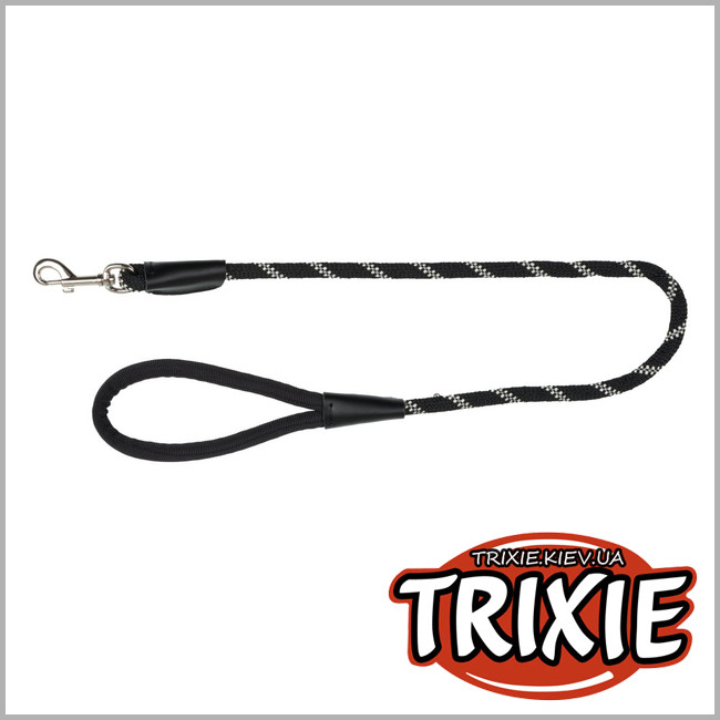 ТРИКСИ Украина - Поводок для собак TRIXIE (Размер: 1.00м/ø 13мм, чёрный, нейлон)