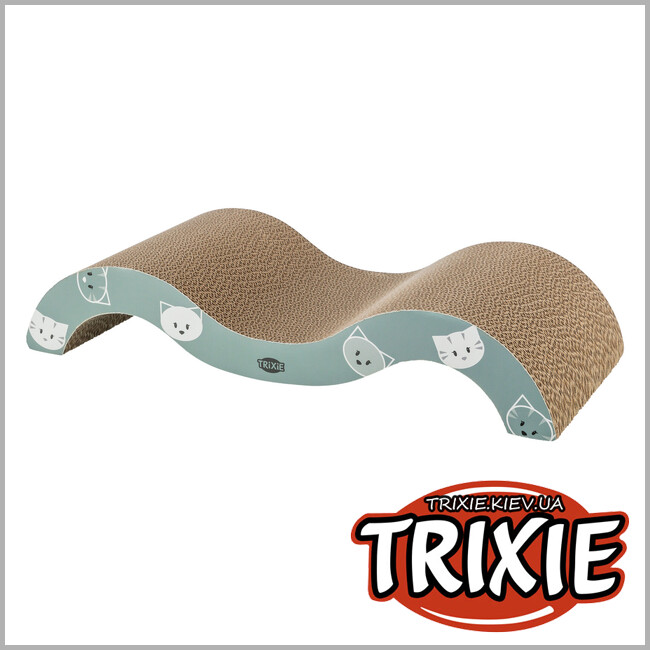 ТРІКСІ Україна - Дряпка-хвиля для котів Trixie 48001 Mimi Wave картонна 50х9х23 см