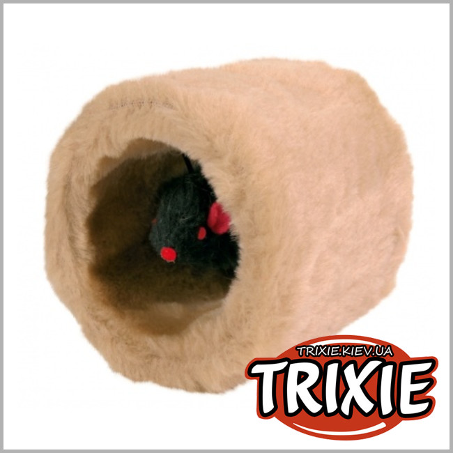 ТРІКСІ Україна - Іграшка для кота TRIXIE - Мишка в норці (плюш 8см)