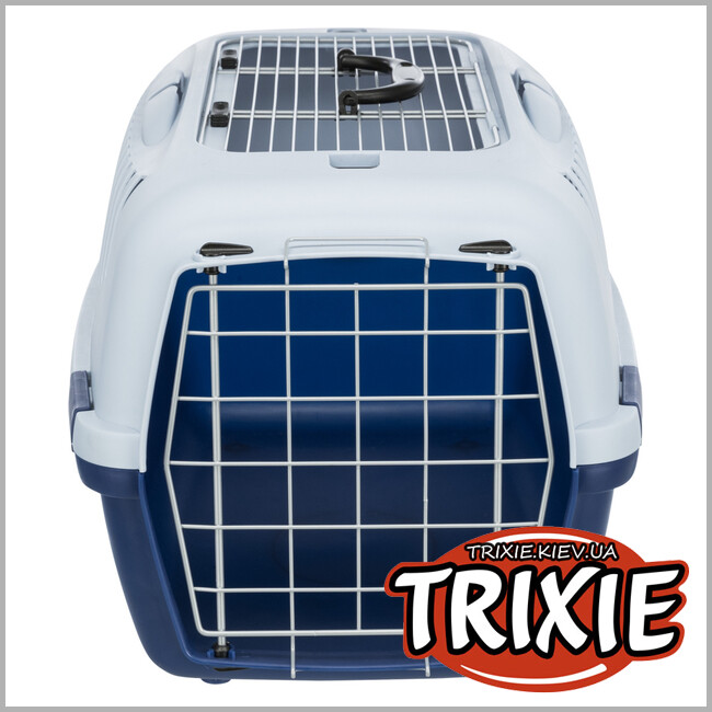 ТРИКСИ Украина - Переноска Trixie Capri 3 Open Top (40*38 *61 см  темно-синий/голубой)