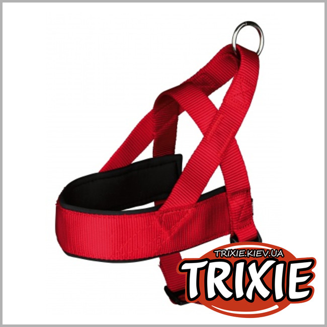 ТРІКСІ Україна - Шлейка для собак TRIXIE - PremiumComfort (Розмір: 53-66см/40мм, Колір: червоний, нейлон)