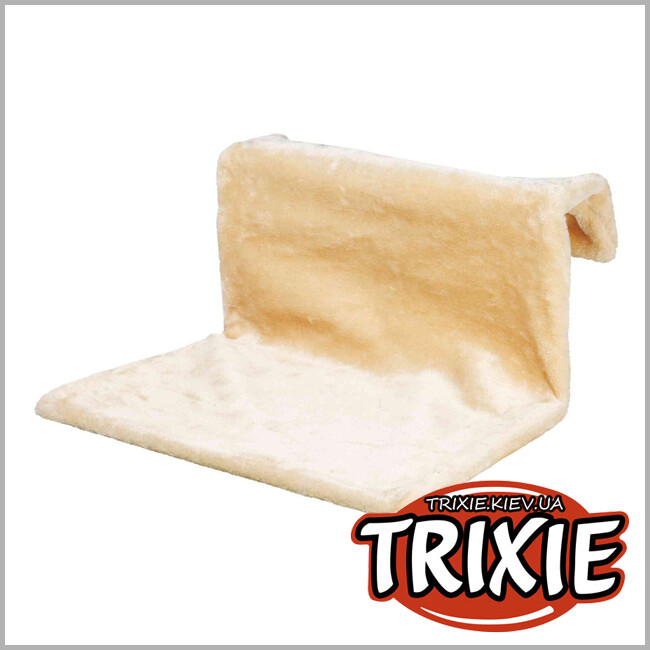 ТРИКСИ Украина - Гамак на радиатор для кошек Trixie 43201 (плюш), 48х26х30 см, бежевый