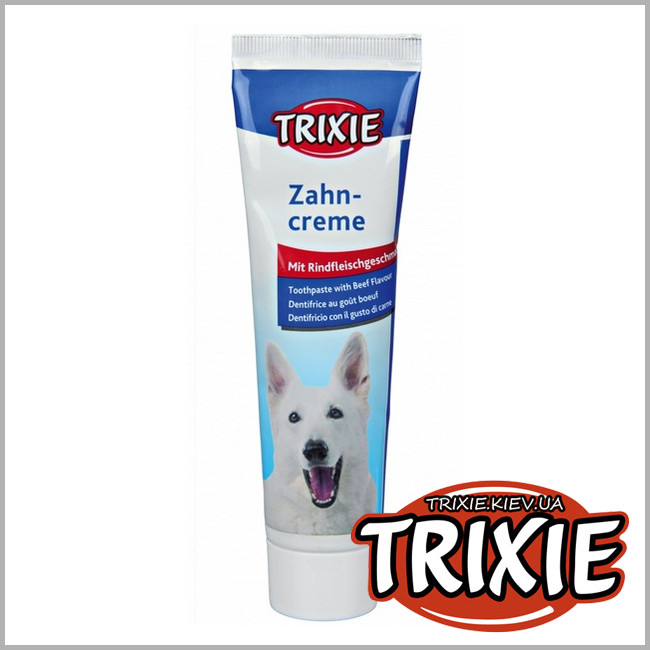 ТРИКСИ Украина - Зубная паста для собак TRIXIE (со вкусом говядины 100g)