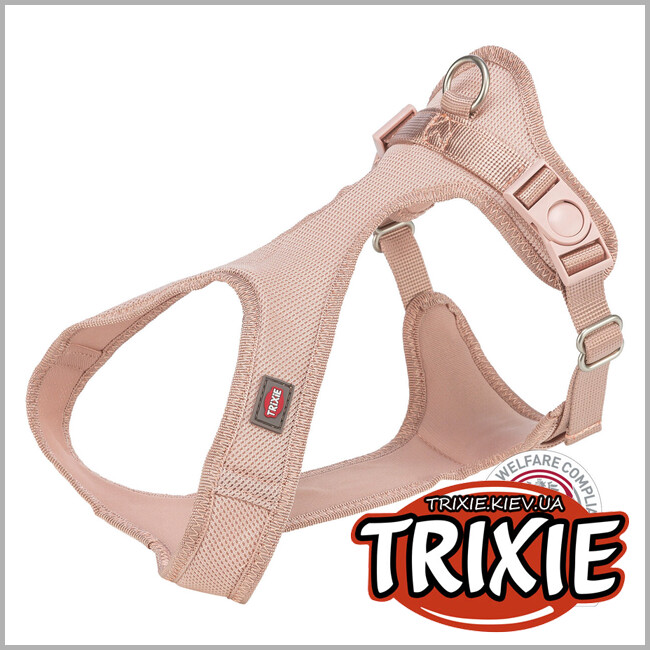 ТРИКСИ Украина - Шлей для собак Trixie 162535 Comfort XXS–XS 28–40 см 15 мм светло-розовая
