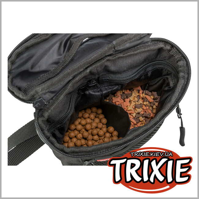 ТРИКСИ Украина - Сумка для лакомства Trixie 32294 "Duo Treat", 20х20х5см, антрацит