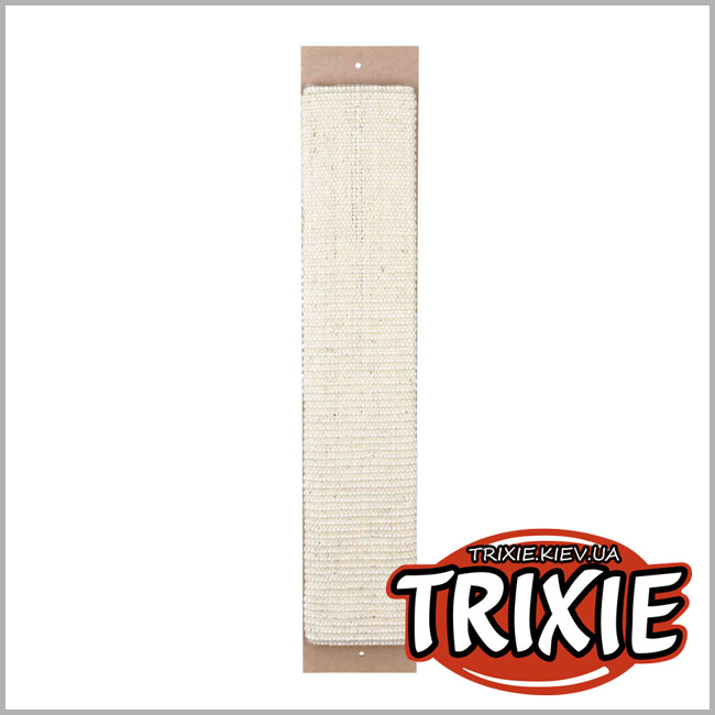 ТРІКСІ Україна - Дряпка Trixie 43181 для котів настінна сизаль/дерево бежева 11x56 см