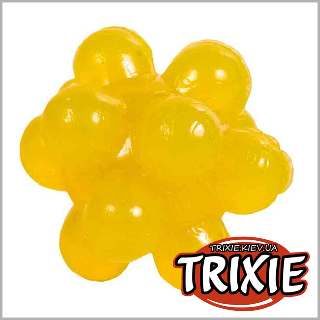 ТРІКСІ Україна - Іграшка М'яч їжачок Trixie Balls with Bumps (гумовий 3.3cm * 4шт)