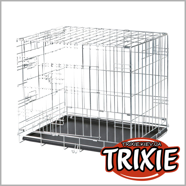 ТРИКСИ Украина - Клетка переносная металлическая для животных Trixie 3922 "Home Kennel" 64*54*48см