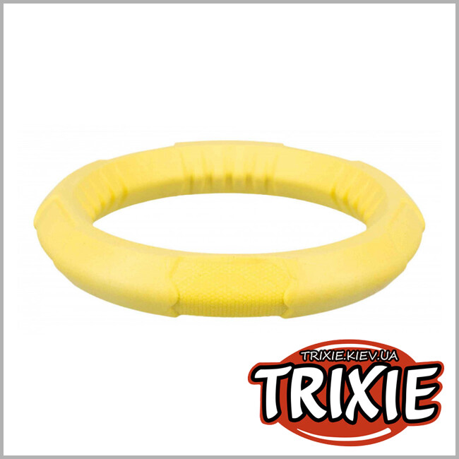 ТРІКСІ Україна - Іграшка для собак TRIXIE апорт кільце гумове (21см)