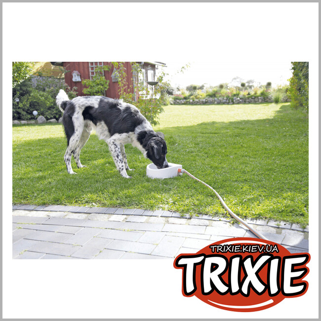 ТРИКСИ Украина - Автоматическая уличная поилка TRIXIE (1.5л/24х10х23см, белый)