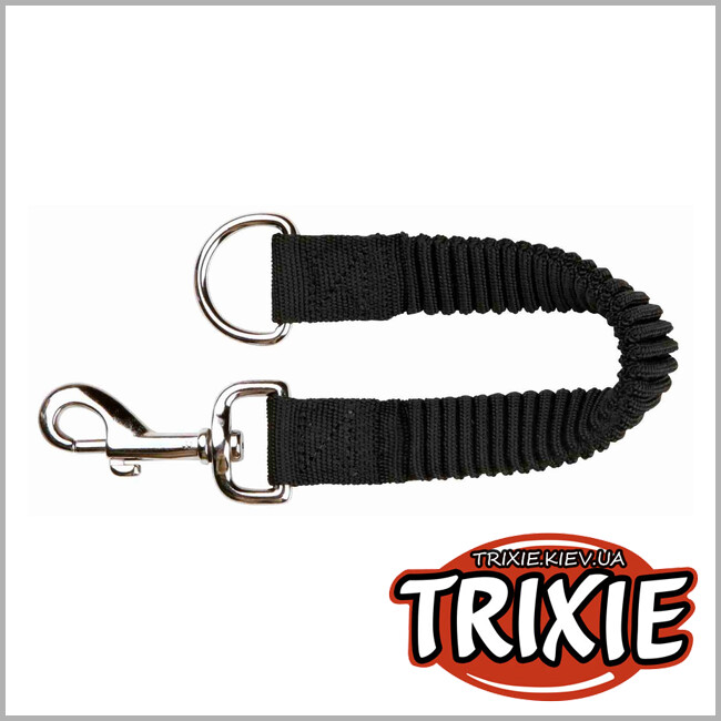 ТРИКСИ Украина - Амортизатор Trixie 12748 для поводка, L-XL: 35см/25мм, черный
