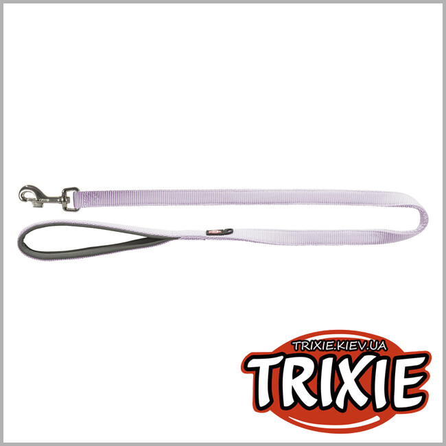ТРИКСИ Украина - Поводок Premium-TRIXIE (Размер M–L: 1.00м/20мм, сиреневый)