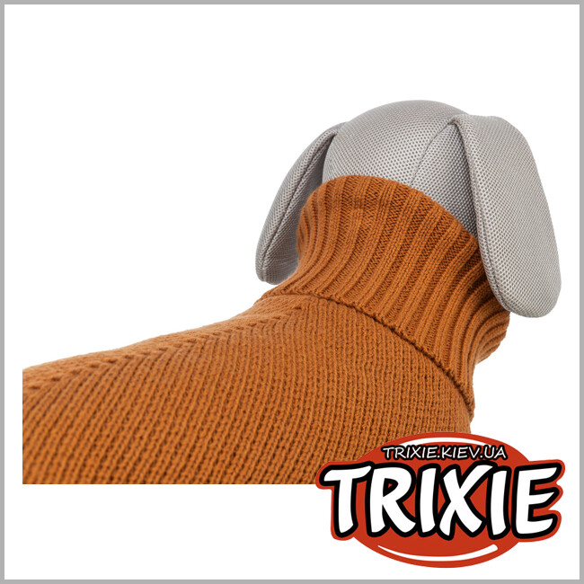ТРИКСИ Украина - Пуловер для собак Trixie 680157 CityStyle "Berlin", М: 50см, ржавчина