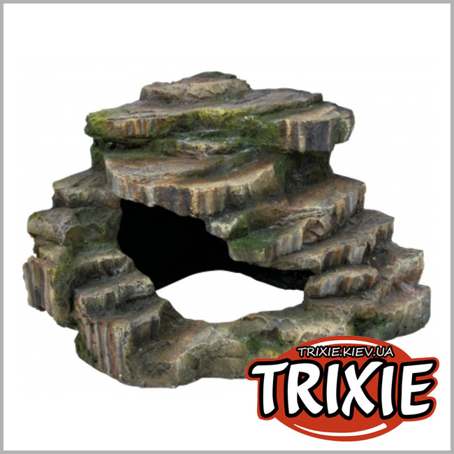 ТРІКСІ Україна - Кутова печера для тераруруму TRIXIE (Розмір: 26х20х26cm)