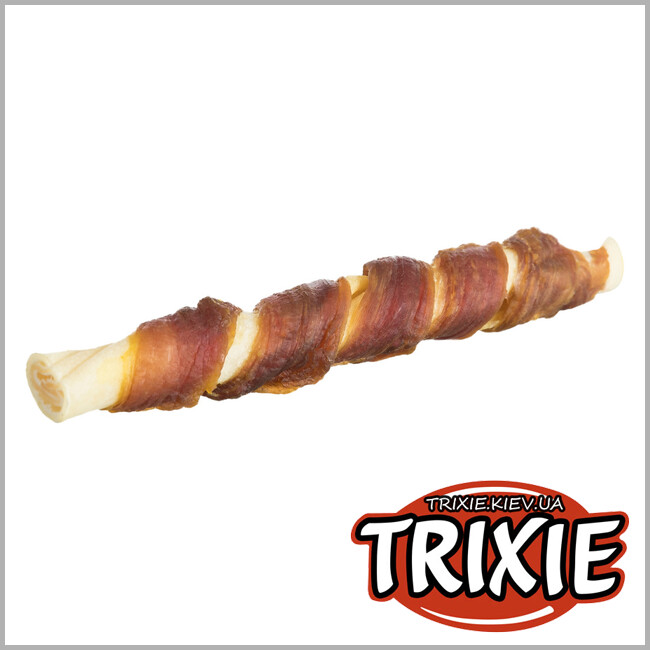 ТРИКСИ Украина - Жевательные палочки с мясом буйвола для собак TRIXIE  Denta Fun (с мясом буйвола 12см / 5шт / 70гр)