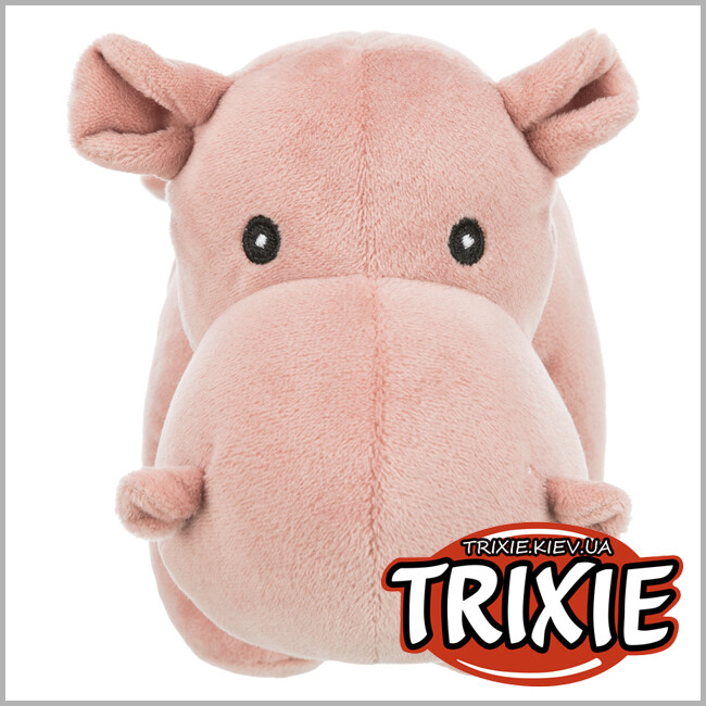 ТРИКСИ Украина - Бегемот игрушка со звуком  для собак Бегемот Trixie (со звуком / плюш 25 см )